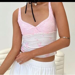 Princess Polly Hara Pink Top (New with tags)